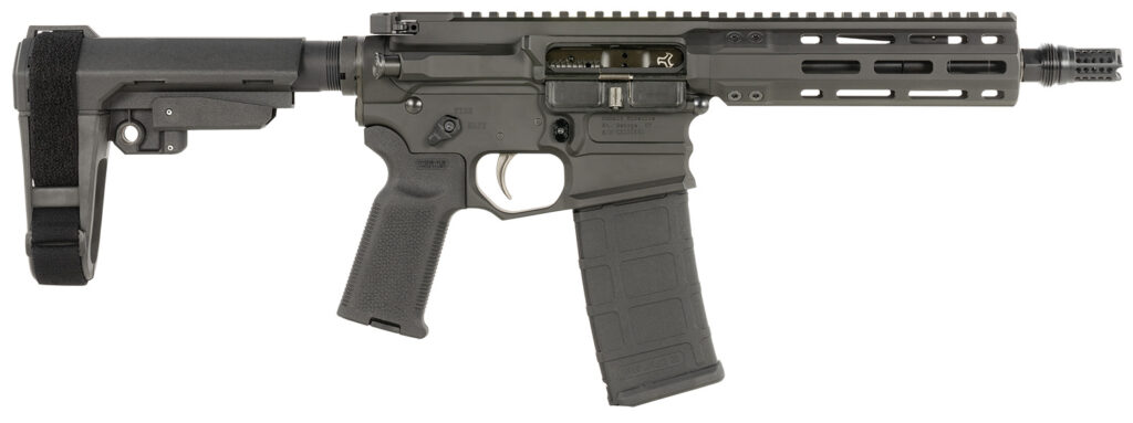 Cobalt Kinetics CKPROLITE30075BLK Pro Lite  300 Blackout 30+1 7.50" Black Melonite Barrel, Black Aluminum Receiver w/Picatinny Rail, Black Polymer SB Tactical SBA3 Brace, Black Polymer Grip