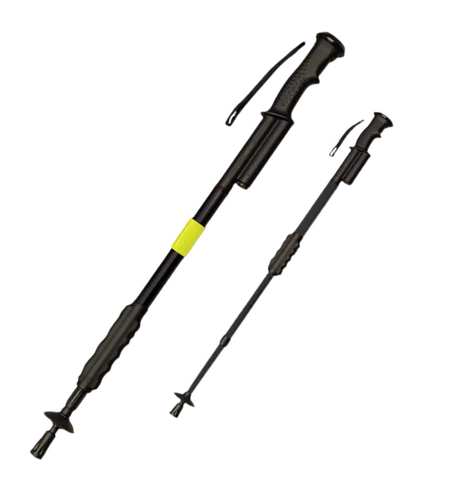 PSP ZAPHSBLK Zap Hike 'N Strike Black Aluminum Includes Removable Reflective Safety Band
