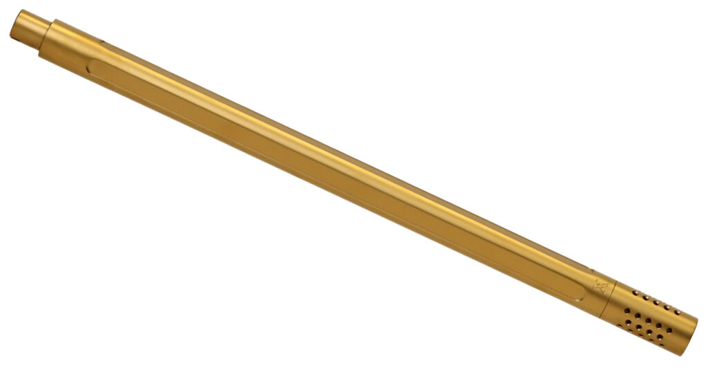 True Precision Inc TP1022BBLG TP/22  16" Compensated Gold 416R Stainless Steel Barrel Fits Ruger 10/22