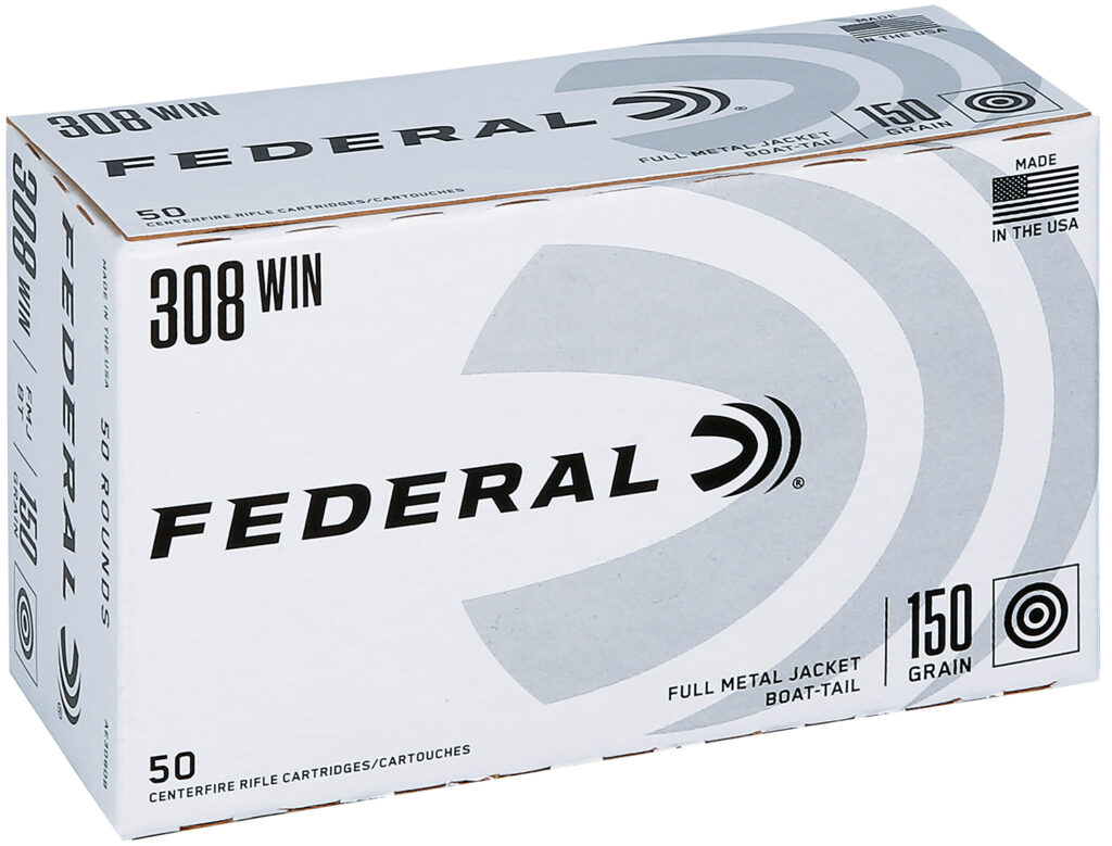 Federal AE308DB American Eagle  308Win 150gr Full Metal Jacket 50 Per Box/5 Case