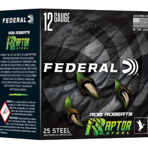 Federal RRS1382  Rob Roberts Raptor 12Gauge 3" 1 3/8oz 2Shot 25 Per Box/10 Case