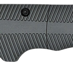 Templar Knife  Cali Auto Assist  1.90" Folding Drop Point Plain Cali D2 Steel Blade, 3.56" Gunmetal Anodized Aluminum Handle