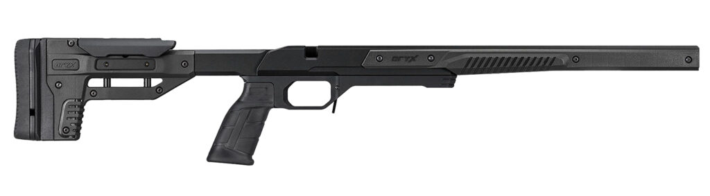 Mdt Sporting Goods Inc 104781BLK Oryx Rifle Chassis Black Aluminum Fits Ruger 10/22