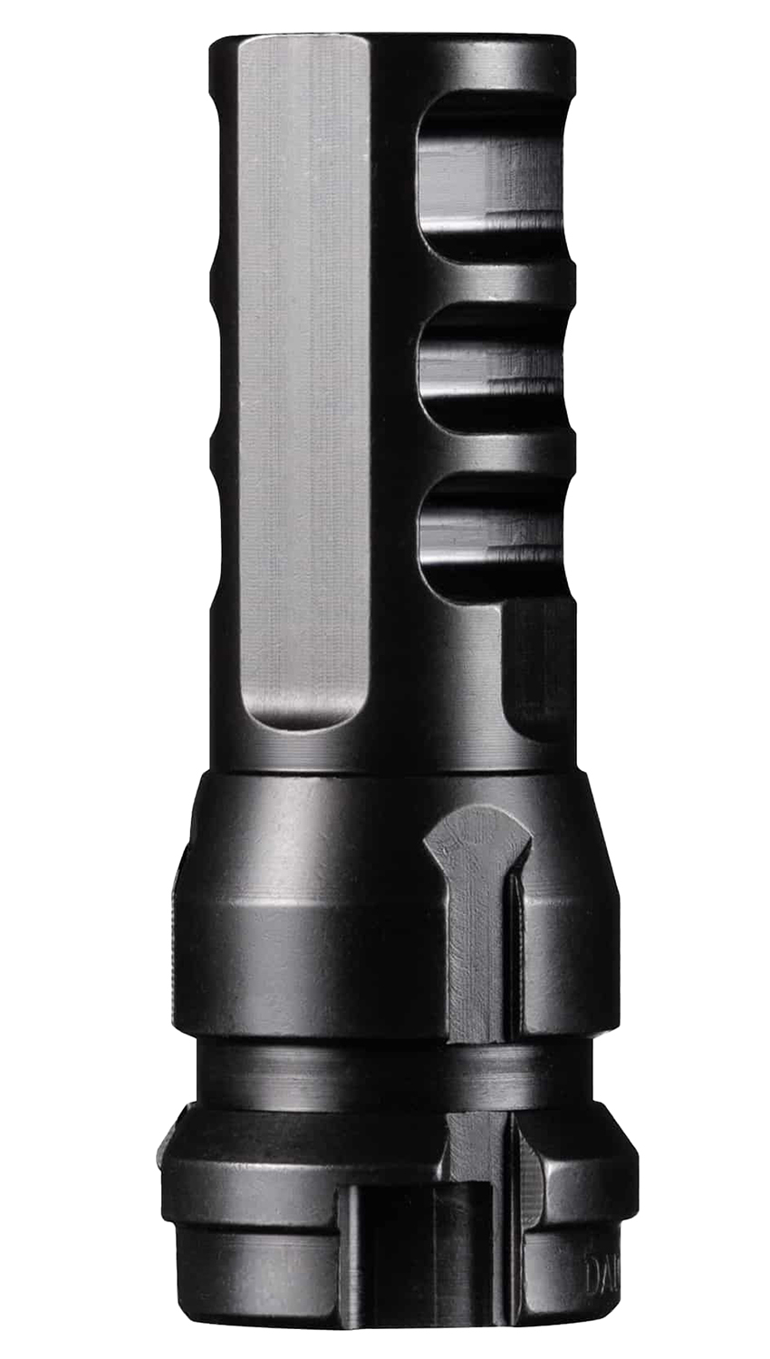 Dead Air DA106 KeyMo Muzzle Brake Black Nitride 4140 HT Alloy Steel M18X1.5 Threads 338 Cal