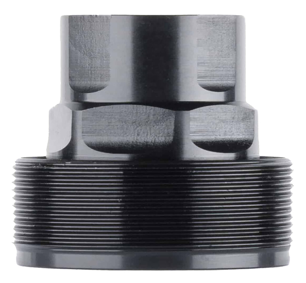 Dead Air WV210 Wolverine Thread Inserts Fits M14x1 LH Long Stainless Steel Black Nitride