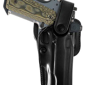 Galco APO226RB APO Strongside/Crossdraw OWB Black Steerhide Fits Glock 19 Gen 1-5 Belt Holster Mount Right Hand