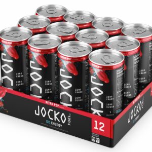 Jocko Fuel 29777 Nitro Pop Energy Drinks 12oz 12Pack