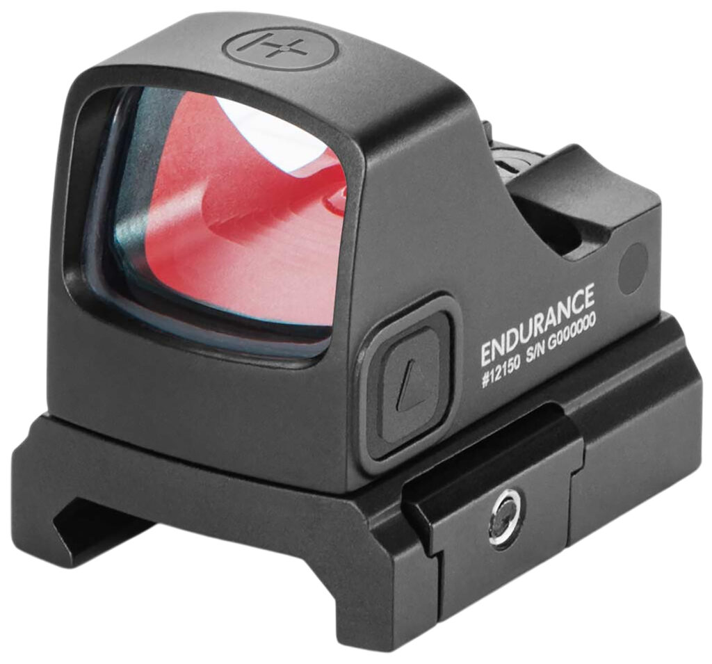 Hawke Sport Optics 12150   Black 1x21mm 3MOA Dot/Circle Dot Reticle Weaver Rail/RMSc Footprint Mount