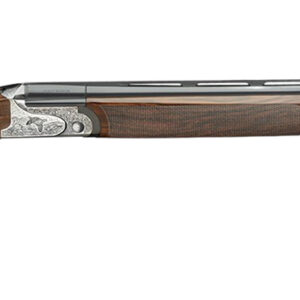 Rizzini USA 2203-2028 Aurum EVO 20 Gauge Break Open 3" 2rd 28" Black Over/Under Vent Rib Barrel, Coin Anodized Receiver Engraved w/Game Scene, Fixed Turkish Walnut Stock w/Prince of Whales Grip