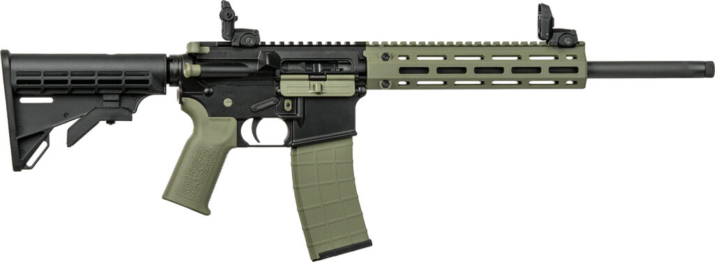 Tippmann Arms A101228 M4 LTE MSR 22 LR 25+1 16" Black Parkerized Threaded Barrel, OD Green Aluminum Receiver w/Picatinny Rail, M-LOK Handguard, Black Adj CAR15 Polymer Stock, OD Green Gen2 Grip, Right