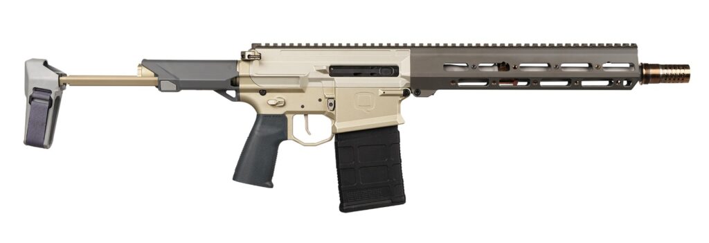 Q LLC BOOMBOX-86-12IN-PISTOL Boombox  8.6 Blackout 20+1 12" Bead Blasted Threaded Barrel, M-LOK Handguard, Aluminum Receiver w/Picatinny Rail, Black Pistol Brace, Black Polymer Grip