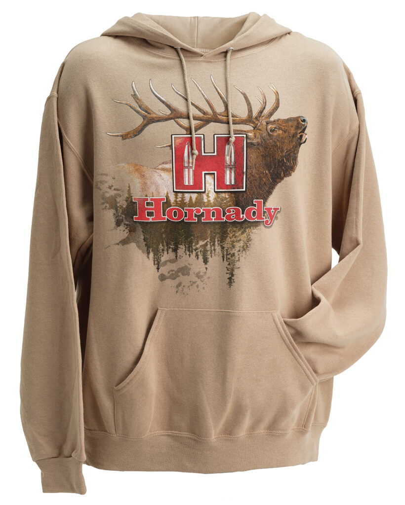 Hornady 99612S Elk Small Tan/Khaki Hoodie Poly-Cotton