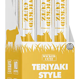 Wicked Cutz WCBS12TY Teriyaki Beef Sticks 12 Pack