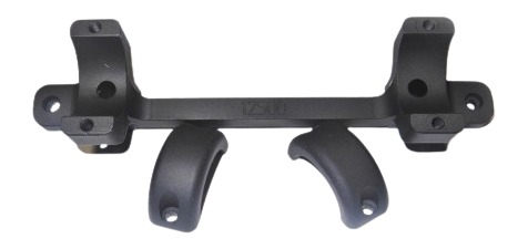 DNZ X97500   Black Aluminum 30mm Tube Medium Rings