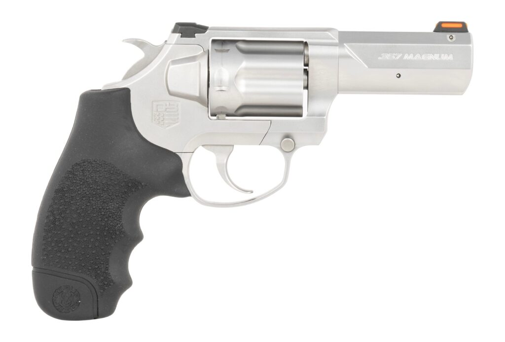 Diamondback DB0700S713 SDR DA/SA 357 Mag/38 Special +P 6 Shot 3" Glass Bead Stainless Steel Barrel, Cylinder & Frame, Black Hogue Rubber Grip, Exposed Hammer