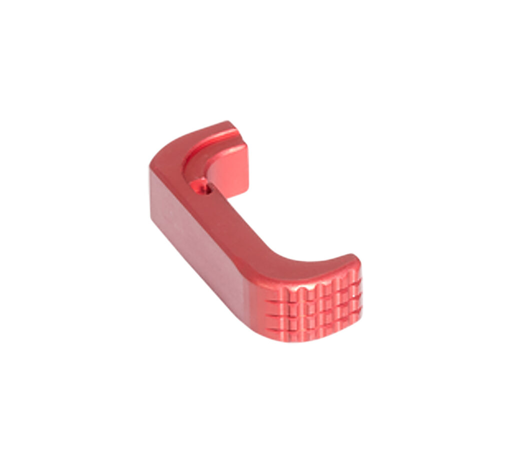 Timber Creek Outdoors GLEMRR Glock 17/19 Extended Magazine Release Anodized Red Aluminum