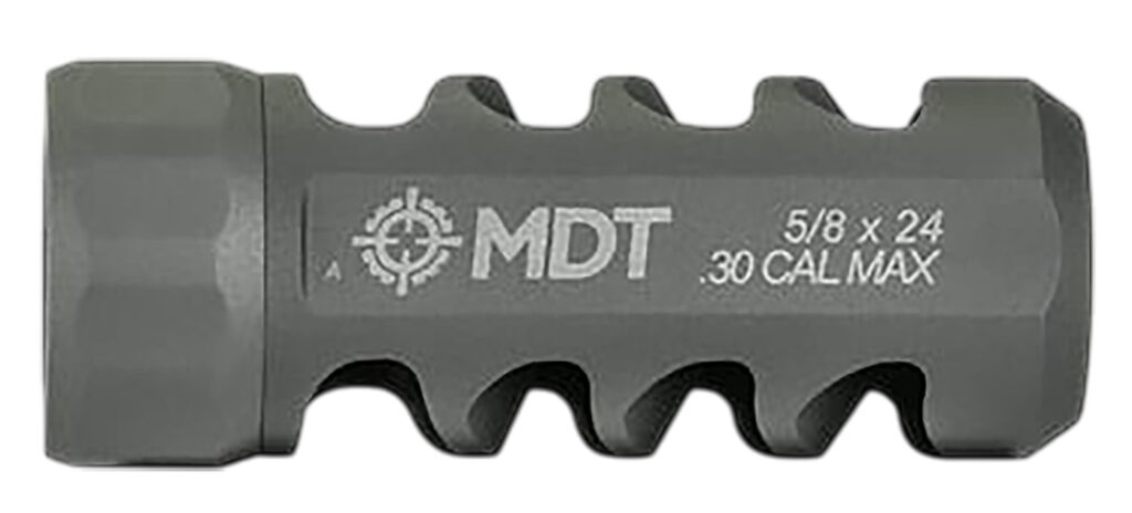 Mdt Sporting Goods Inc 109154RTI Hunt Brake  Black Titanium 5/8"x24 Threads 30Cal
