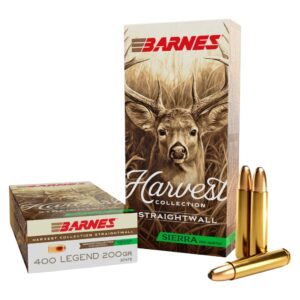 Barnes Bullets 32478  Harvest 400Legend 200gr Sierra Pro-Hunter 20 Per Box/10 Case
