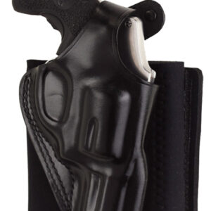 Galco AG600RB Ankle Glove Fits Ankles up to 13" Black Leather Hook & Loop Compatible w/ Sig P365/P365 SAS/Glock 42 Right Hand
