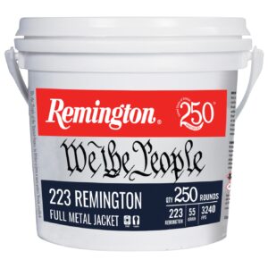 Remington Ammunition 21388   223Rem 55gr Full Metal Jacket 250 Per Box/4 Case