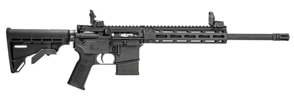 Tippmann Arms A101339 M4-22 Pro 22 LR 10+1 16" Black Parkerized Threaded Barrel, Matte Black Aluminum Receiver w/Picatinny Rail, M-LOK Handguard, Composite Forend, Black CAR15 Polymer Stock, Black Ge