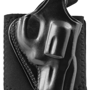 Galco AG286RB Ankle Glove  Size Fits Ankles up to 13" Black Leather Hook & Loop Compatible w/Glock 26/27Gen3-5/Glock 33 Right Hand