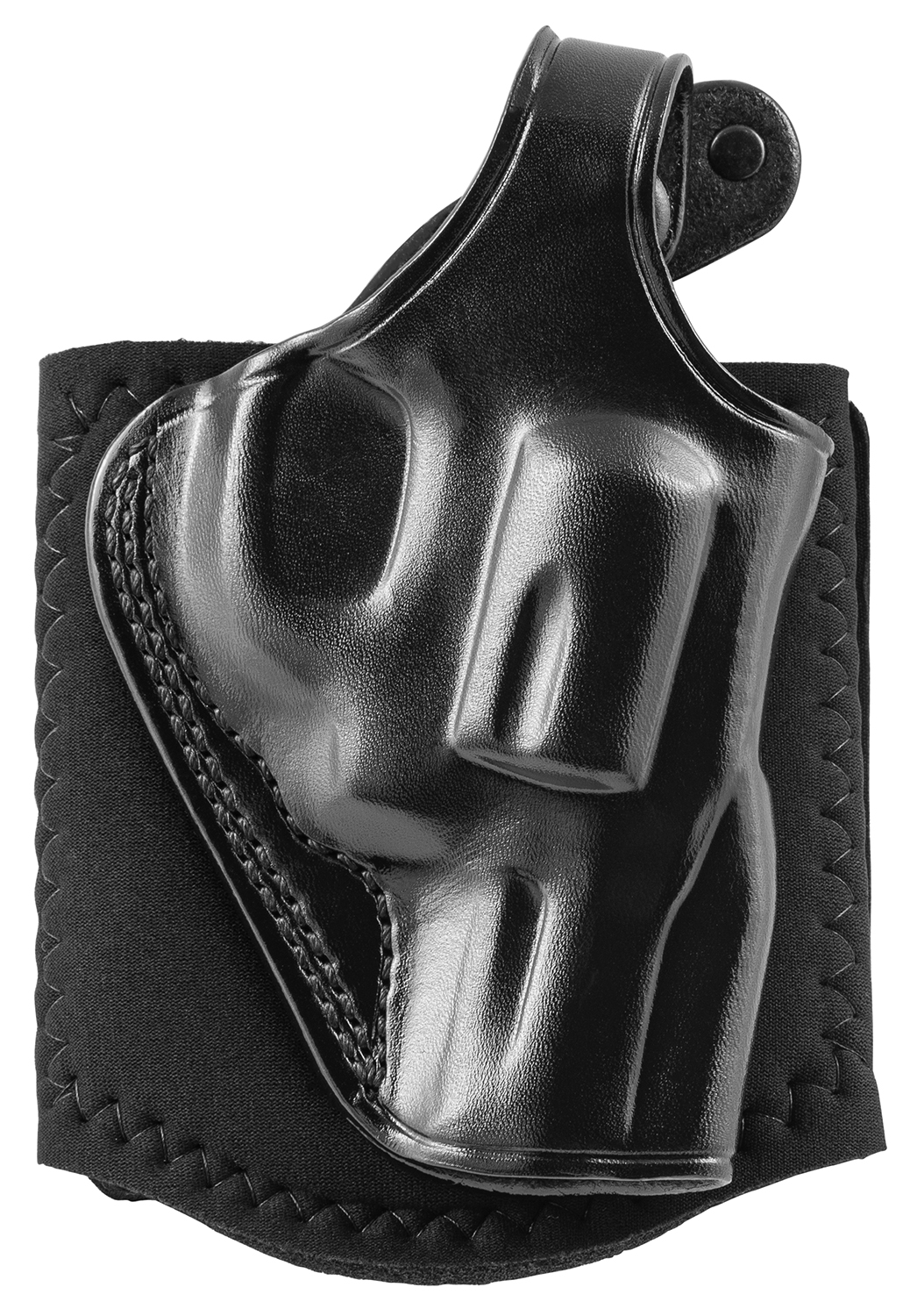 Galco AG286RB Ankle Glove Size Fits Ankles up to 13" Black Leather Hook & Loop Compatible w/Glock 26/27Gen3-5/Glock 33 Right Hand