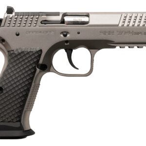 Sarsilmaz SAR7/24SPT 7/24 9mm Luger 17+1 4.40" Stainless Barrel, Matte Stainless Steel Optic Cut/Serrated Slide, Matte Stainless Steel Frame w/Beavertail & Picatinny Rail, Black Polymer Grip