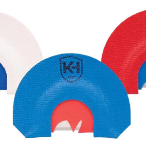 Knight & Hale KHT0206 HD Hen Mouth Call Attracts Turkey Red/White/Blue 3Pack