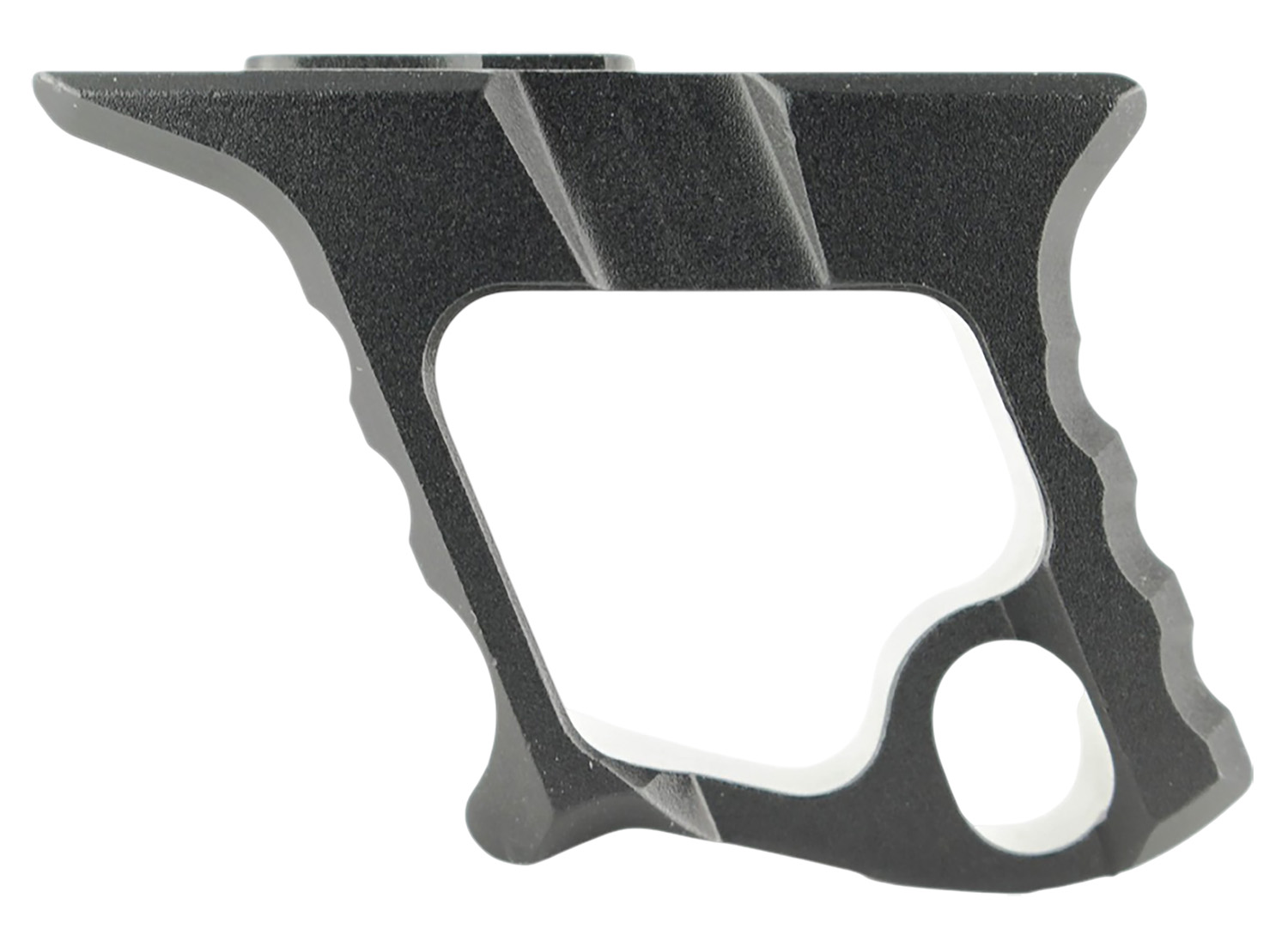 Tyrant CNC TD772BLKM1 Handstop Halo Black Aluminum Fits AR15