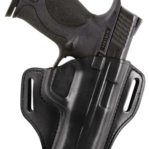 Bianchi 23998 57 Remedy OWB Size 15 Black Leather Belt Slide Fits S&W M&P Shield Right Hand