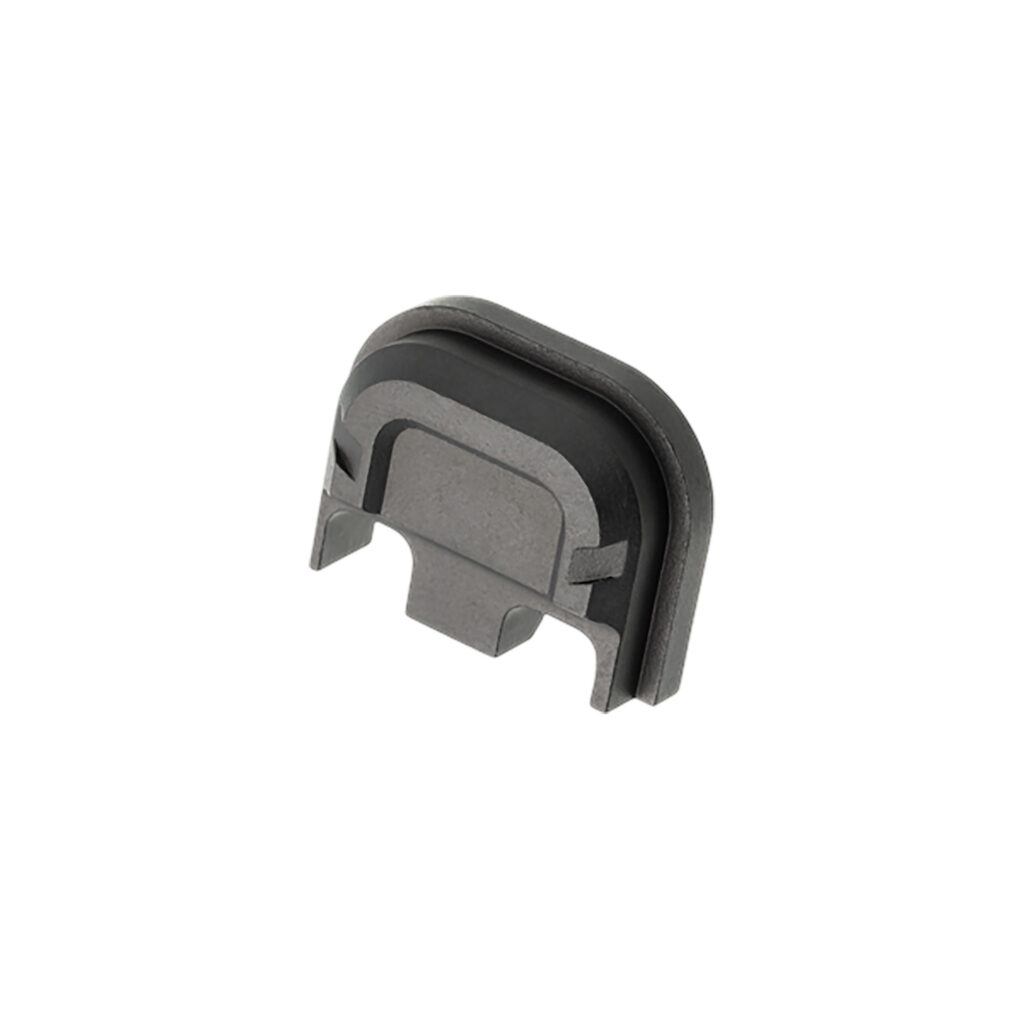 Tyrant CNC TDG5SPBLACK Slide Cover Plate  Chevron Design Glock Gen5 Black Aluminum
