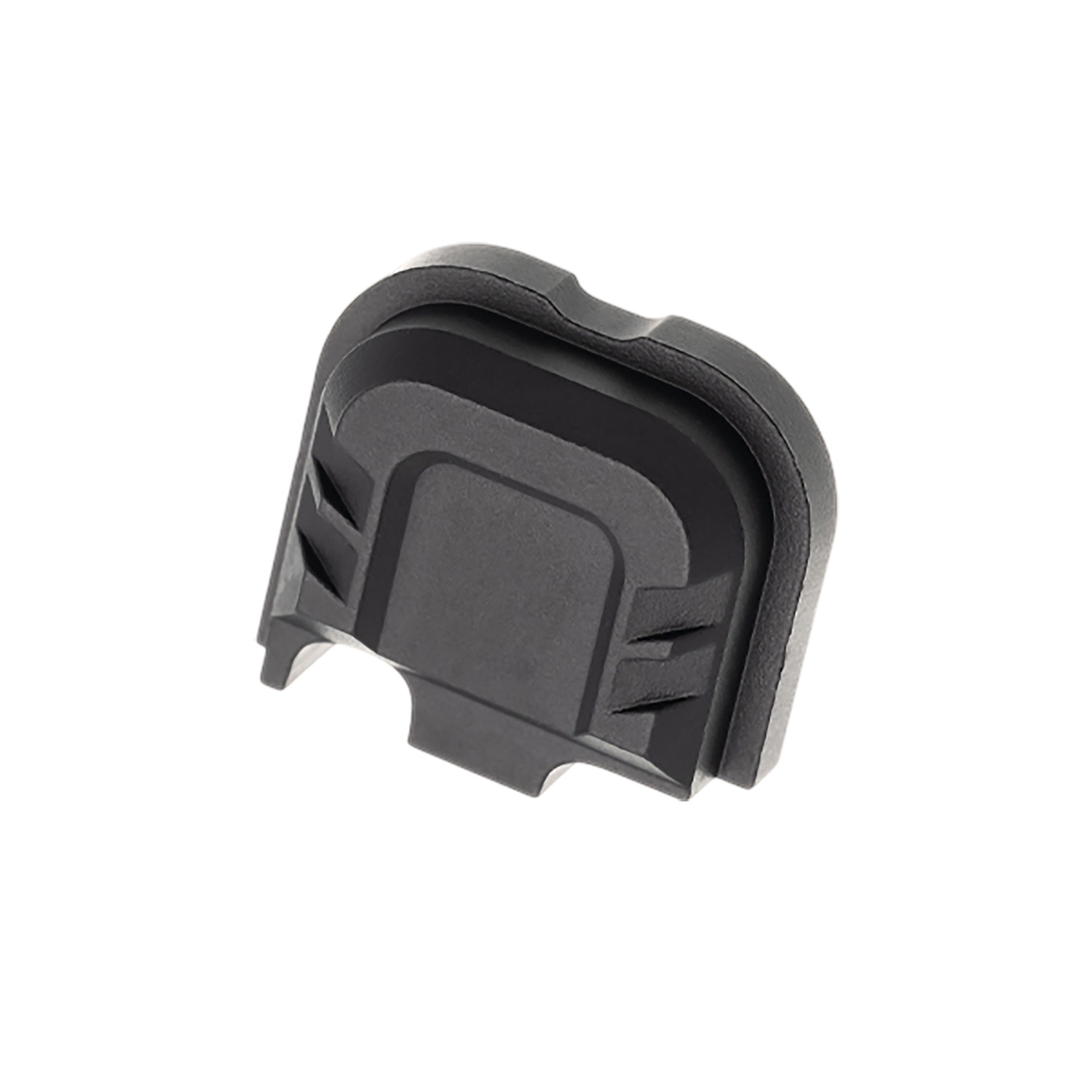 Tyrant CNC TDG43X48SPBLACK Slide Cover Plate Chevron Design Glock 43x/48 Black Aluminum
