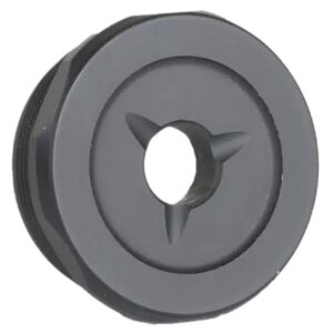 Jk Armament JK155LTEC45 LT Flash Reducer End Cap 45Cal Fits Aluminum Hard Anodized Black