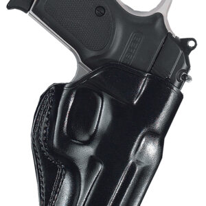 Galco SG800B Stinger OWB Black Leather Compatible w/ Glock 43/43X/Taurus GX4/Springfield Hellcat Belt Loop Mount Right Hand