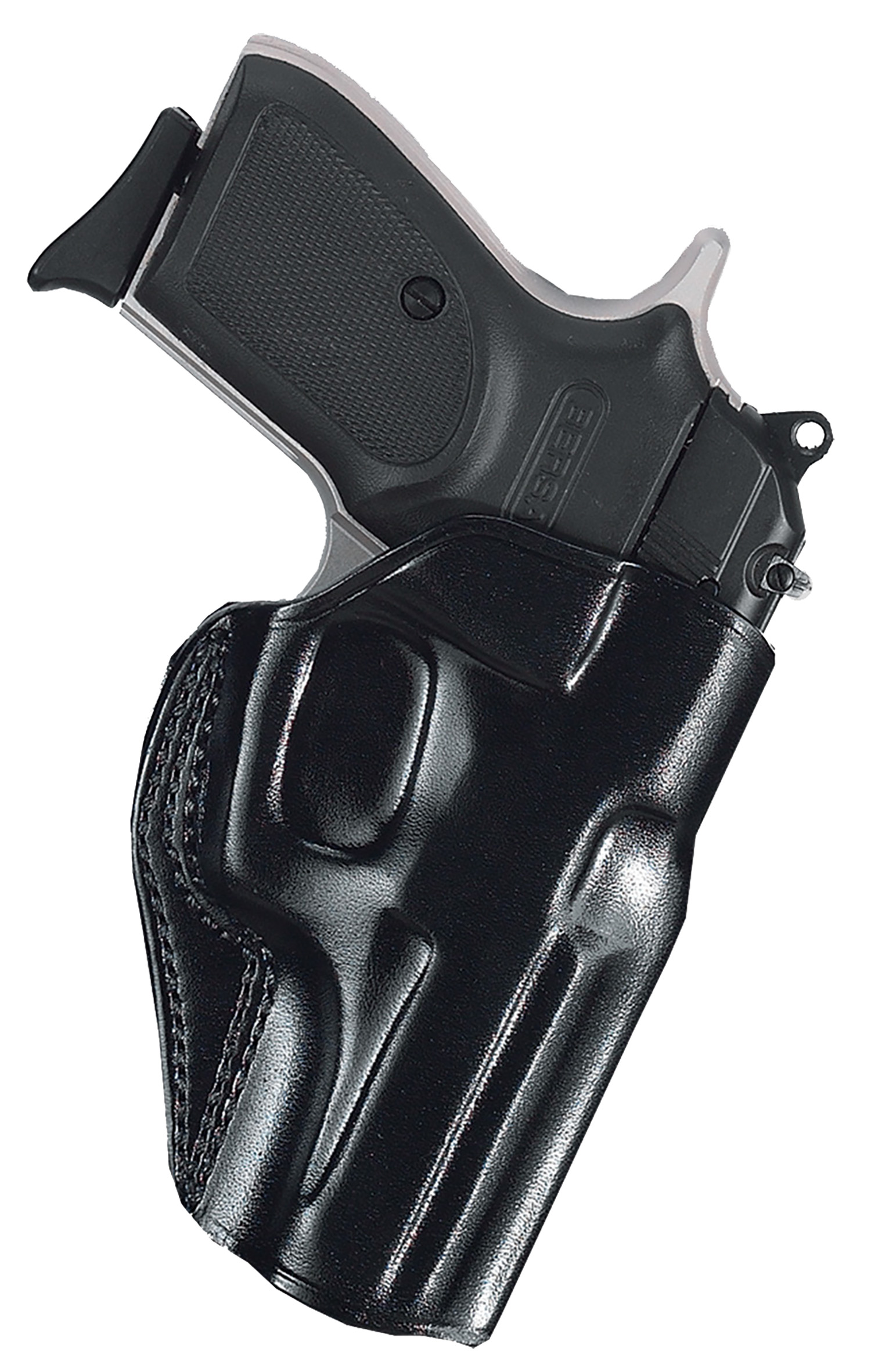Galco SG800B Stinger OWB Black Leather Compatible w/ Glock 43/43X/Taurus GX4/Springfield Hellcat Belt Loop Mount Right Hand