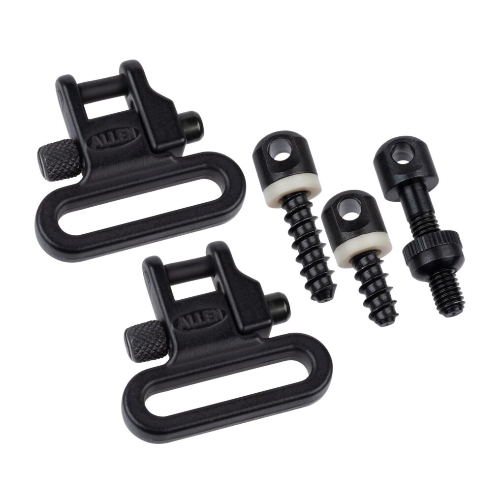 Allen 14420 Magnum Swivel  Set Black 1" Bolt Action Rifles