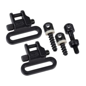 Allen 14420 Magnum Swivel  Set Black 1" Bolt Action Rifles
