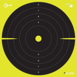 Allen 15214-30 EZ Aim Splash  Bullseye Hanging Paper Black/Chartreuse 30Pack