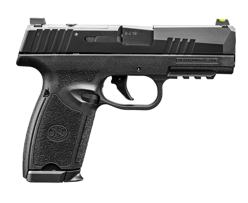 FN 309 MRD 9mm Luger 20+1 3.80" Black Steel Barrel & Optic Ready/Serrated Slide, Black Polymer Frame w/Picatinny Rail, Textured Grip, RMSc/DPP Footprint, Ambidextrous