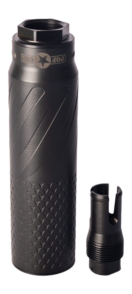 Patriot Ordnance Factory 02445 Patriot Suppression Technology PST-7 7.62mm Black Titanium 1.375"x24