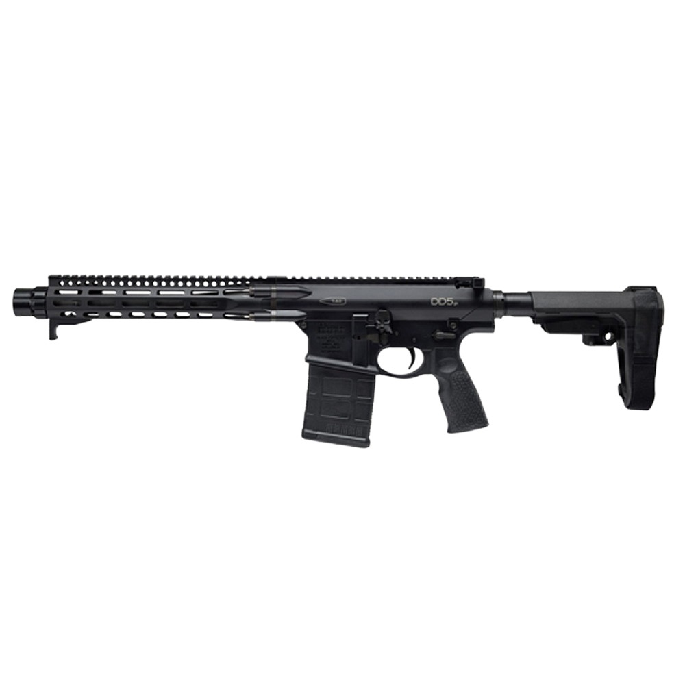 Daniel Defense 0208830157047 DD5  7.62x51mm NATO 12.50" Black Threaded Barrel, Black M-LOK Handguard, Black Polymer Grip,