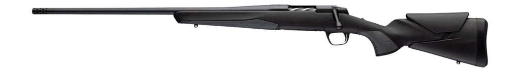 Browning 036126294 X-Bolt 2 Hunter 6.5 PRC 3+1 24" Matte Blued Threaded Barrel, Matte Blued Steel Drilled & Tapped Receiver, Matte Black Adj Vari-Tech Synthetic Stock, Left Hand