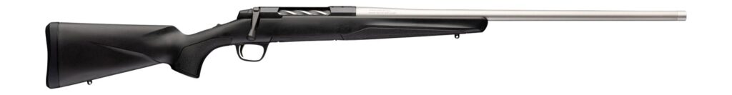 Browning 036115294 X-Bolt 2 Special LR Full Size 6.5 PRC 3+1 24" Matte Stainless Threaded Barrel, Matte Stainless Steel Drilled & Tapped Receiver, Black Adj Comb & LOP Synthetic Stock Right Hand