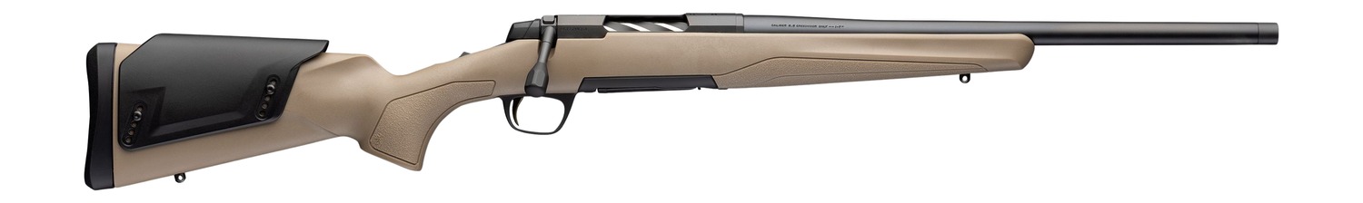 Browning 036119211 X-Bolt 2 Western Hunter Special LR 243 Win 4+1 18" Matte Blued Steel Threaded Barrel, Drilled & Tapped Receiver, Flat Dark Earth Adj Comb Synthetic Stock