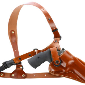 Galco GA194 Great Alaskan Size Fits Chest Up To 54" Tan Leather Shoulder/Torso Strap Fits Ruger RedHawk Fits Ruger GP100 Right Hand