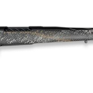 Weatherby 3WAST338WR6B 307 Alpine ST Full Size 338 WBY RPM 4+1 24" Graphite Black Cerakote Spiral Fluted Threaded Barrel, Graphite Black Cerakote Steel Drilled & Tapped Receiver, Gray & Gold Sponge Ac