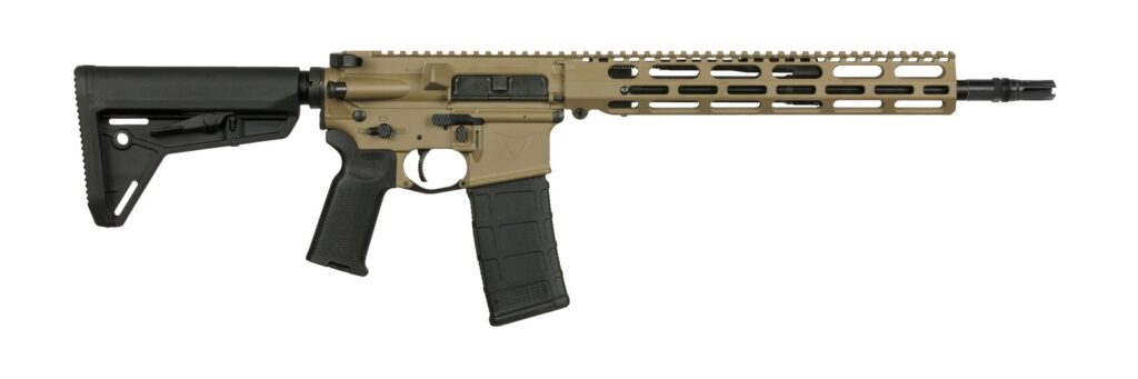 Vktr Industries V31100916647CA VK-1 5.56 NATO 10+1 13.70" Black Threaded Barrel, Flat Dark Earth Cerakote Aluminum Receiver w/Picatinny Rail, M-LOK Handguard, Black Magpul MOE SL Polymer Stock, Magpul