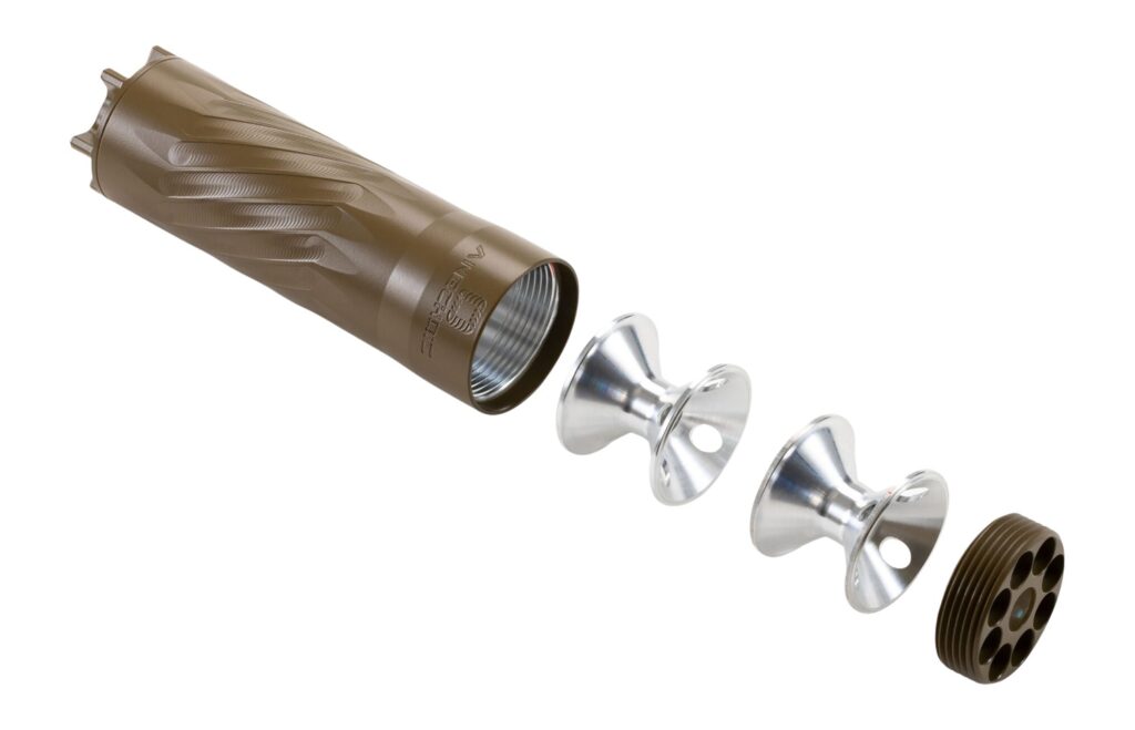 Anechoic PSQ-FDE Pipsqueak 22 22 Cal 1.10" FDE Titanium 1/2"x28