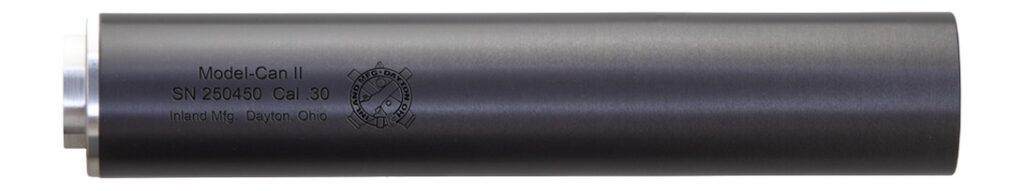 Inland MFG ICANII9MM 9mmLuger Black Stainless Steel 1/2"x28